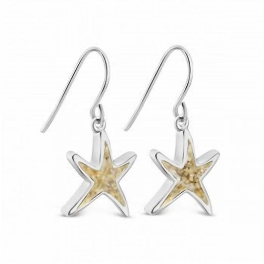 Delicate Starfish Shaped Drop Earrings