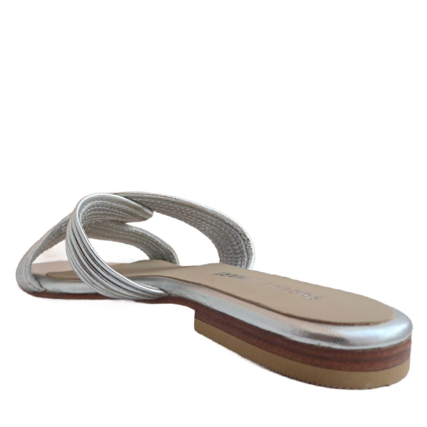 Damen Angela Swirl Leder-Sandalette