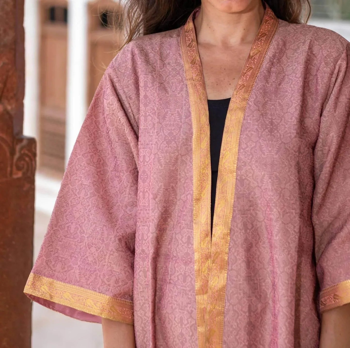 Diva Silk Saree One Size Kimono