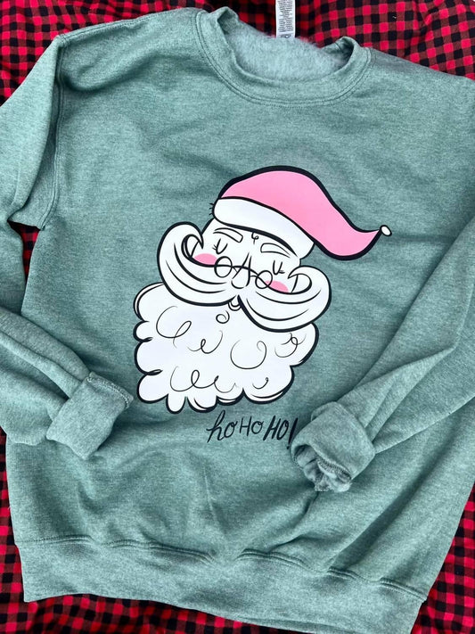 Vintage Weihnachtsmann-Sweatshirt
