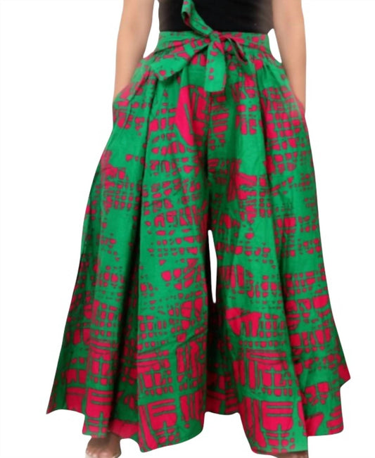 Afrikanische Hose mit weitem Bein